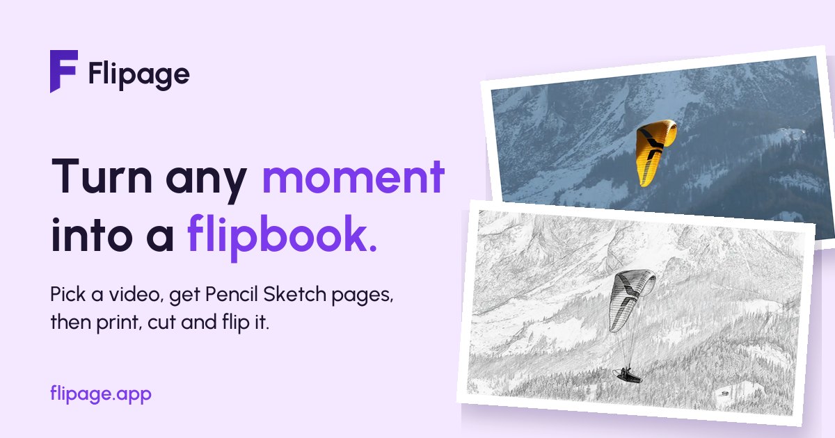 I built an app that turns a short video into a printable paper flipbook. It just launched on Android